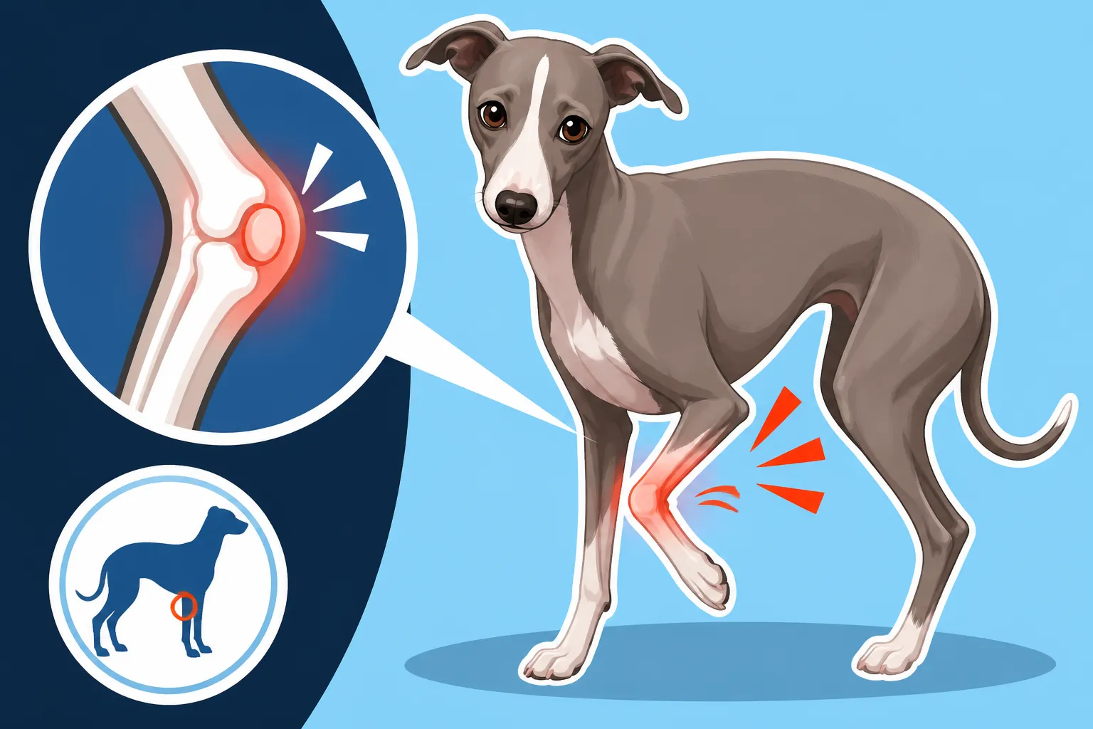 Signs an Italian Greyhound's Kneecap Slips