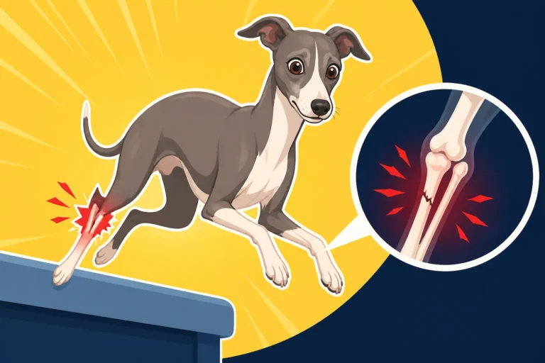 How an Italian Greyhound Usually Breaks Its Leg