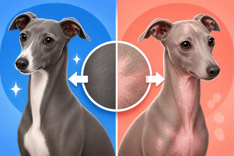 What Color Dilution Alopecia Does to an Italian Greyhound