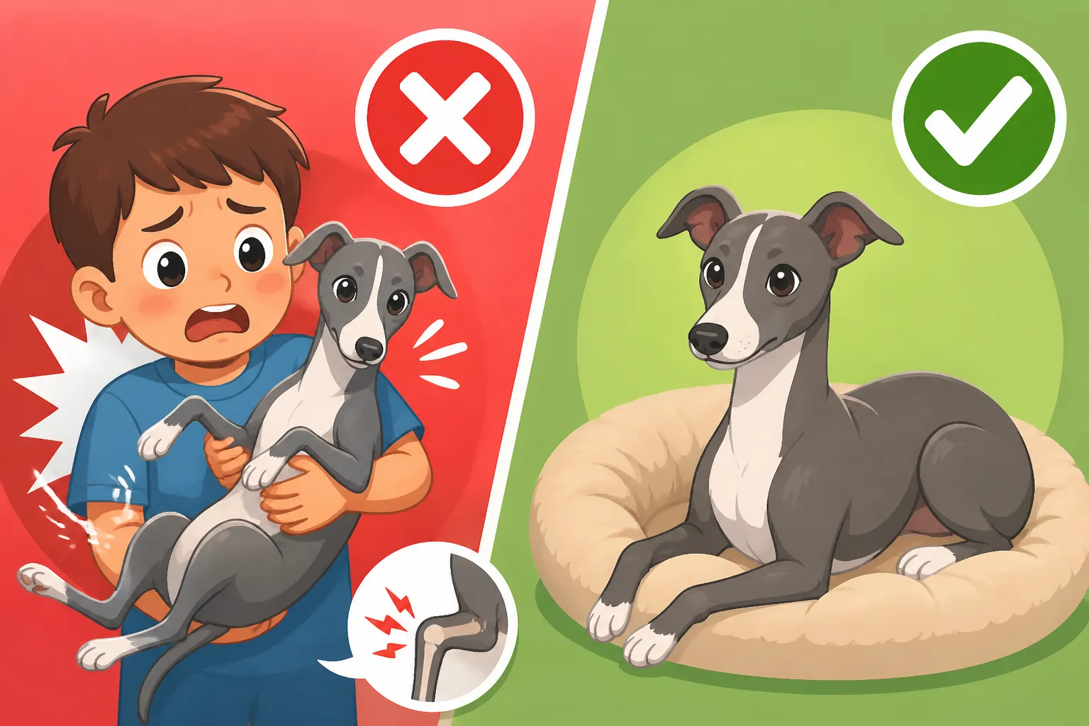 Why Children Should Not Carry an Italian Greyhound