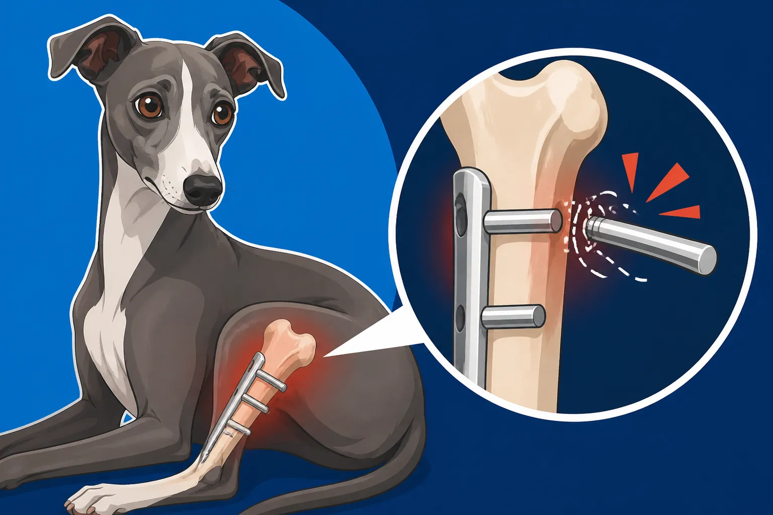 Why Pins Loosen in an Italian Greyhound's Bone