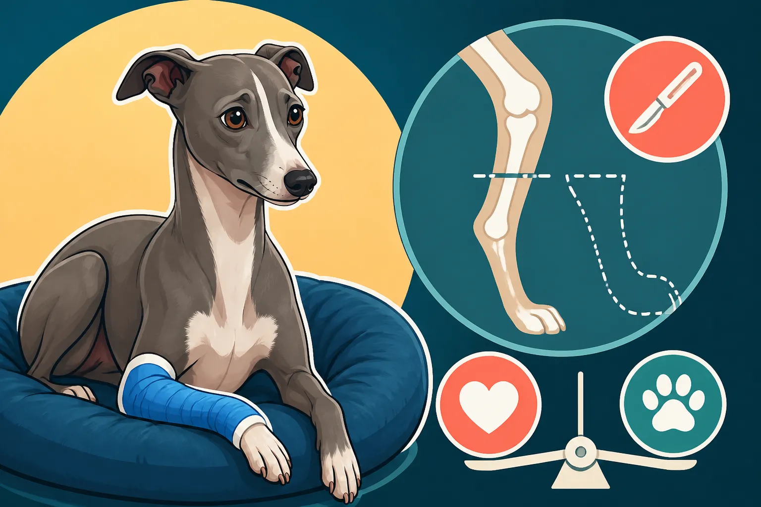 When Amputation Is Discussed for an Italian Greyhound