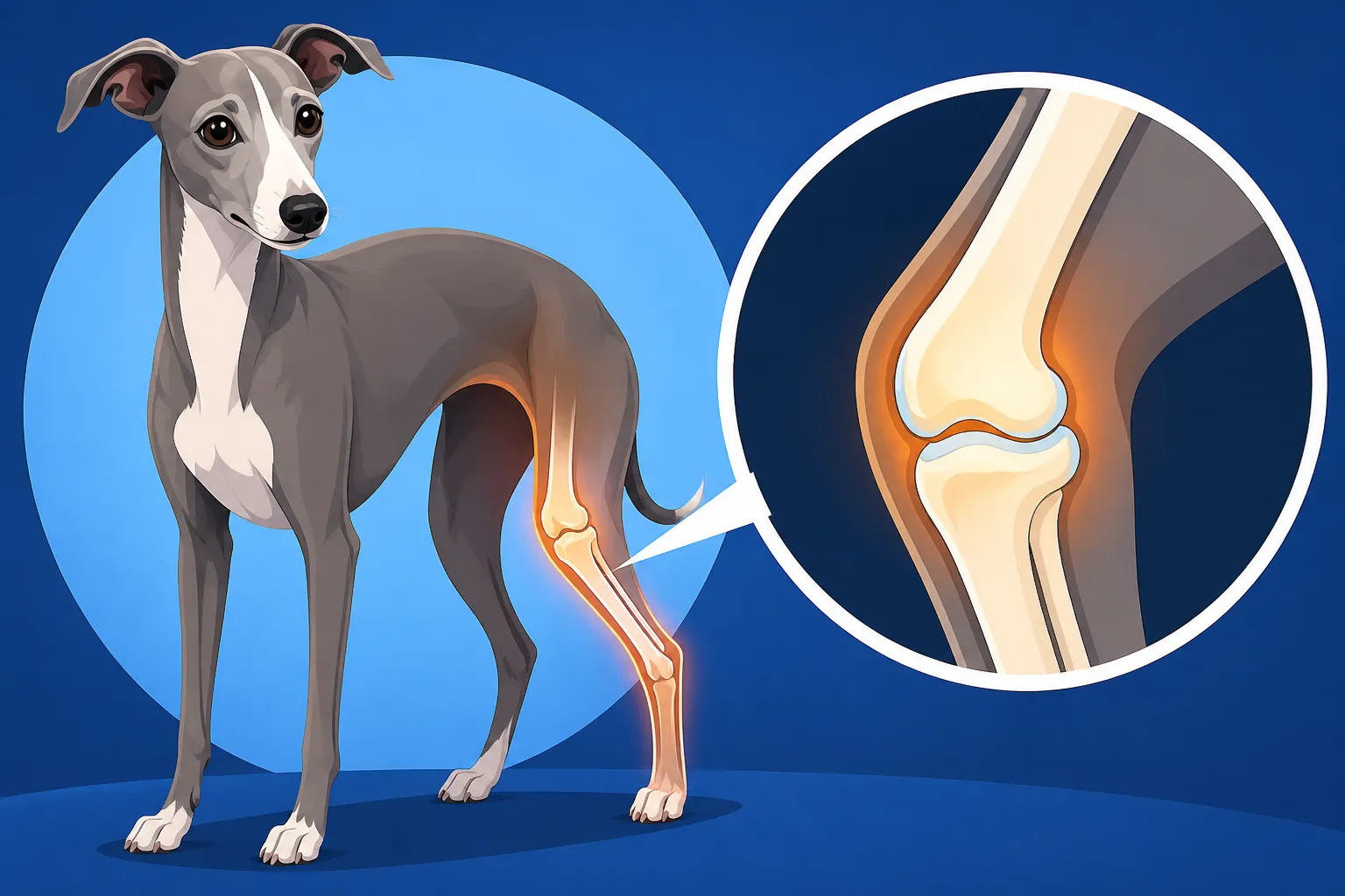 Arthritis in an Italian Greyhound's Healed Leg