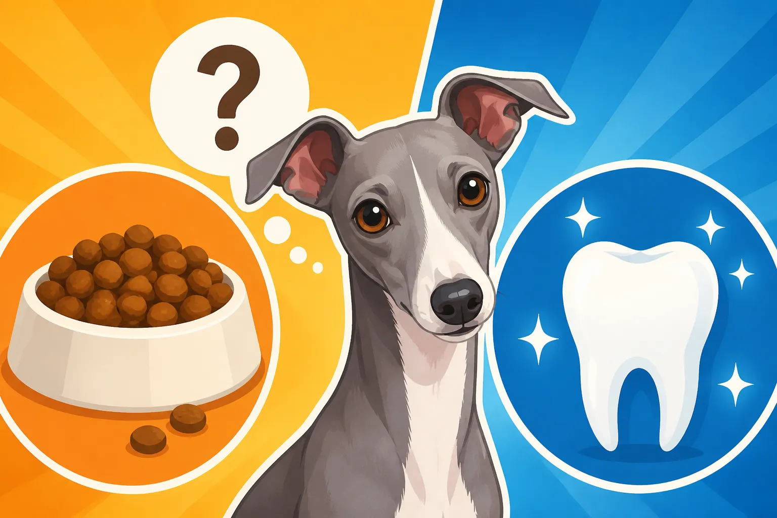 Whether Dry Food Keeps an Italian Greyhound's Teeth Clean