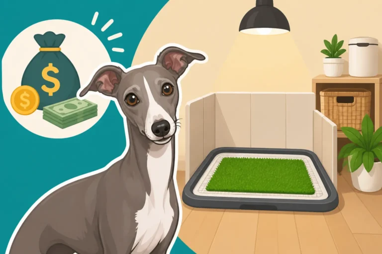 What an Indoor Potty Setup Costs for an Italian Greyhound