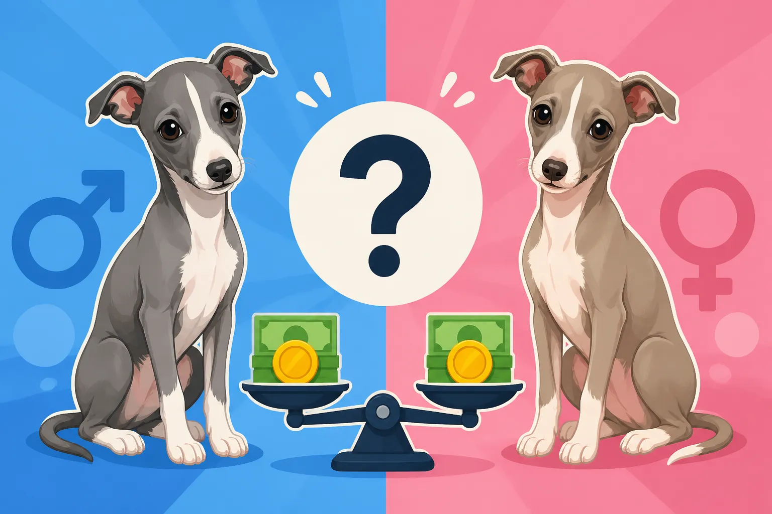 Whether Italian Greyhound Puppies Are Priced by Sex