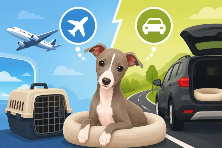 Whether to Fly an Italian Greyhound Puppy Home