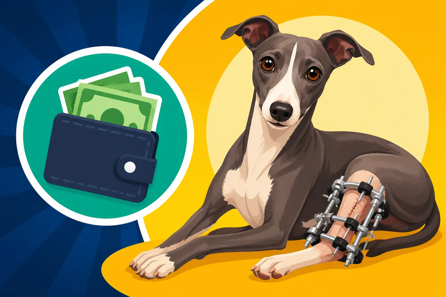 What an External Fixator Costs on an Italian Greyhound
