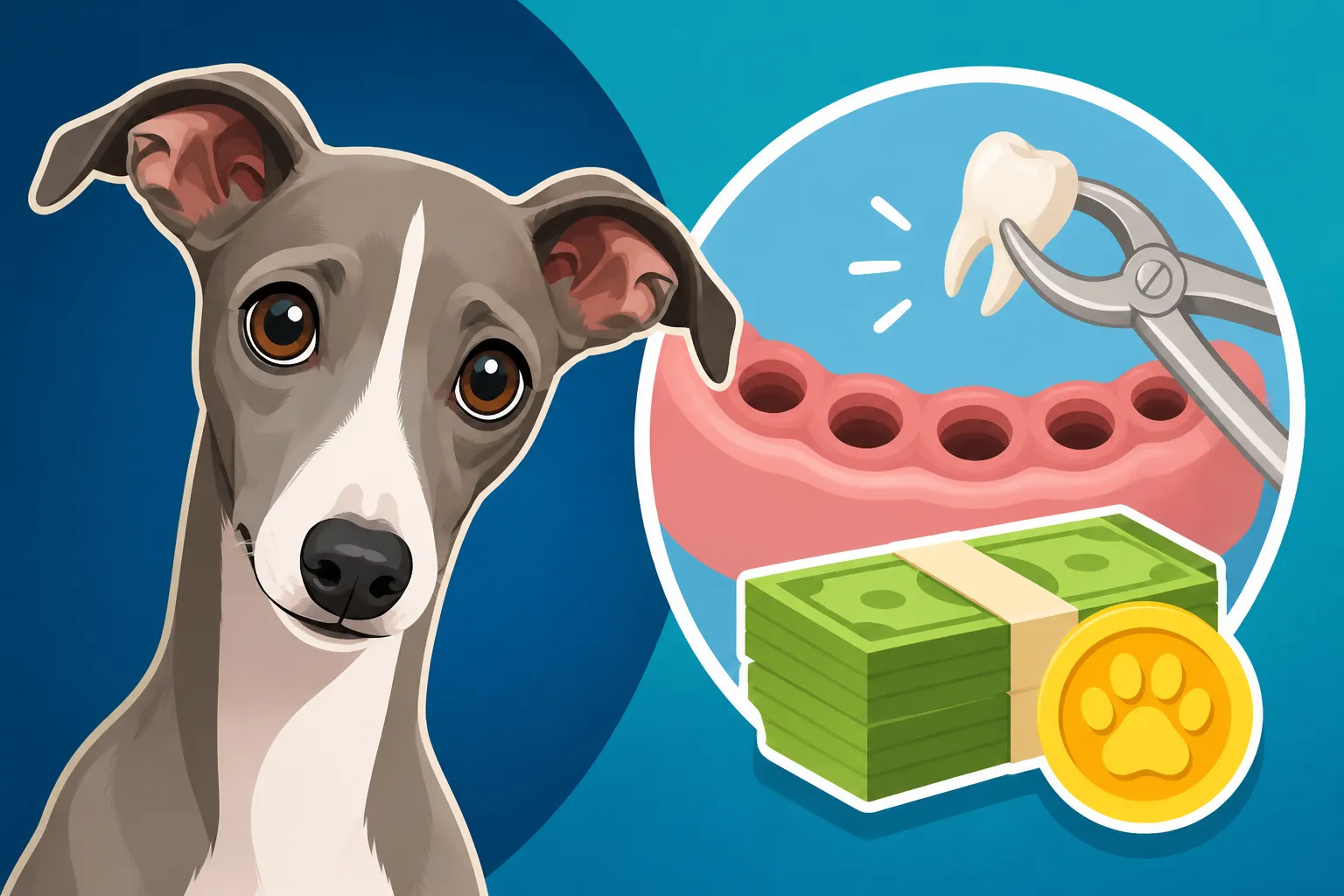 What a Full Mouth Extraction Costs on an Italian Greyhound