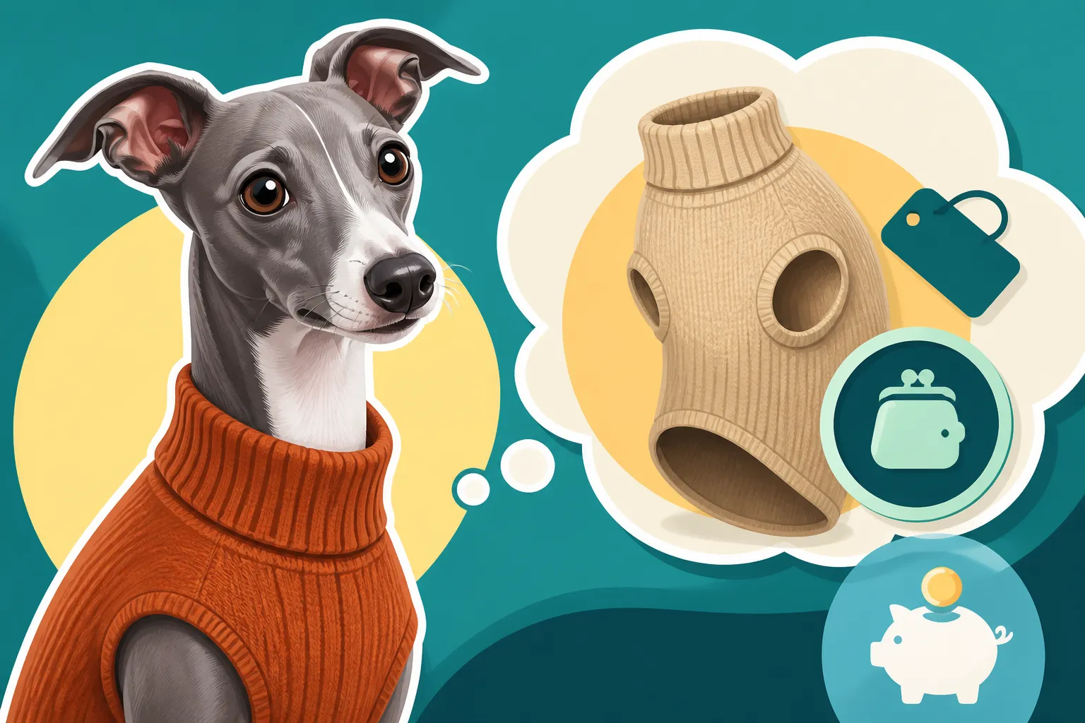 What a Fitted Italian Greyhound Sweater Costs