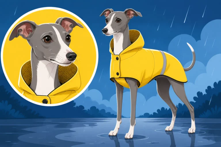 What an Italian Greyhound Wears in the Rain