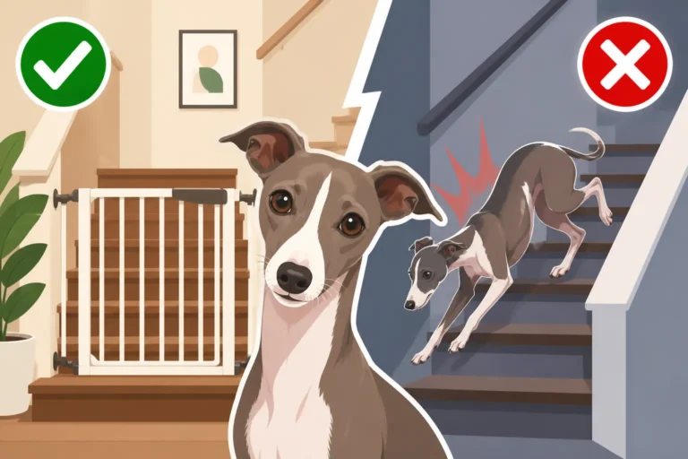 Whether Stairs Should Be Gated for an Italian Greyhound