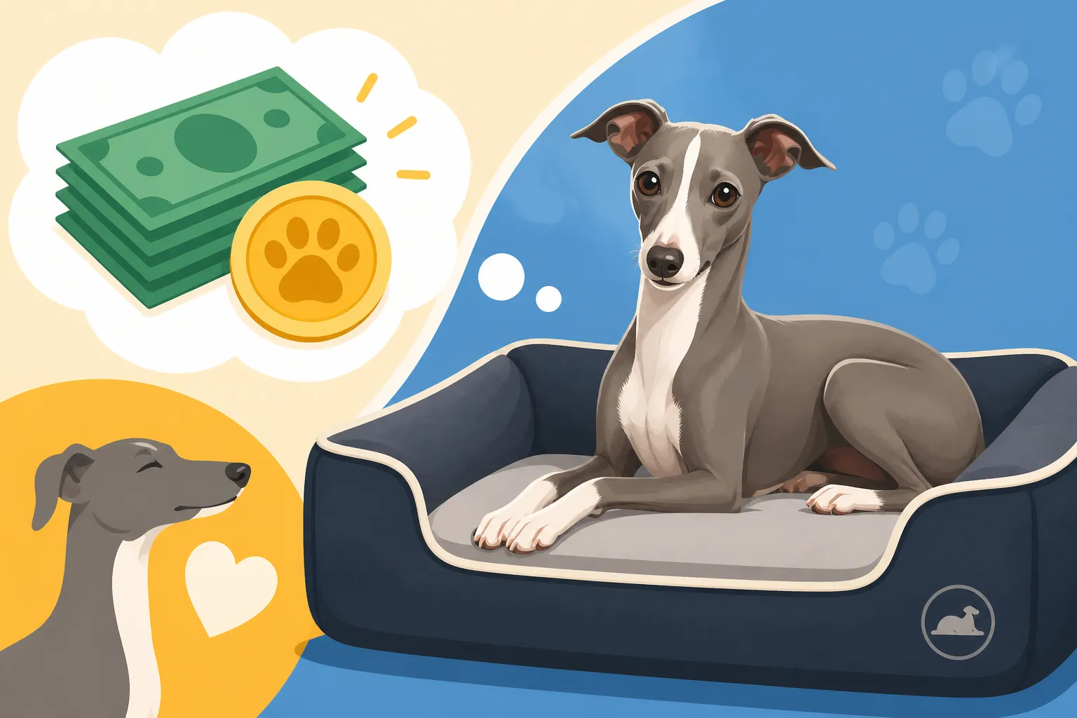 What an Orthopedic Bed Costs for an Italian Greyhound
