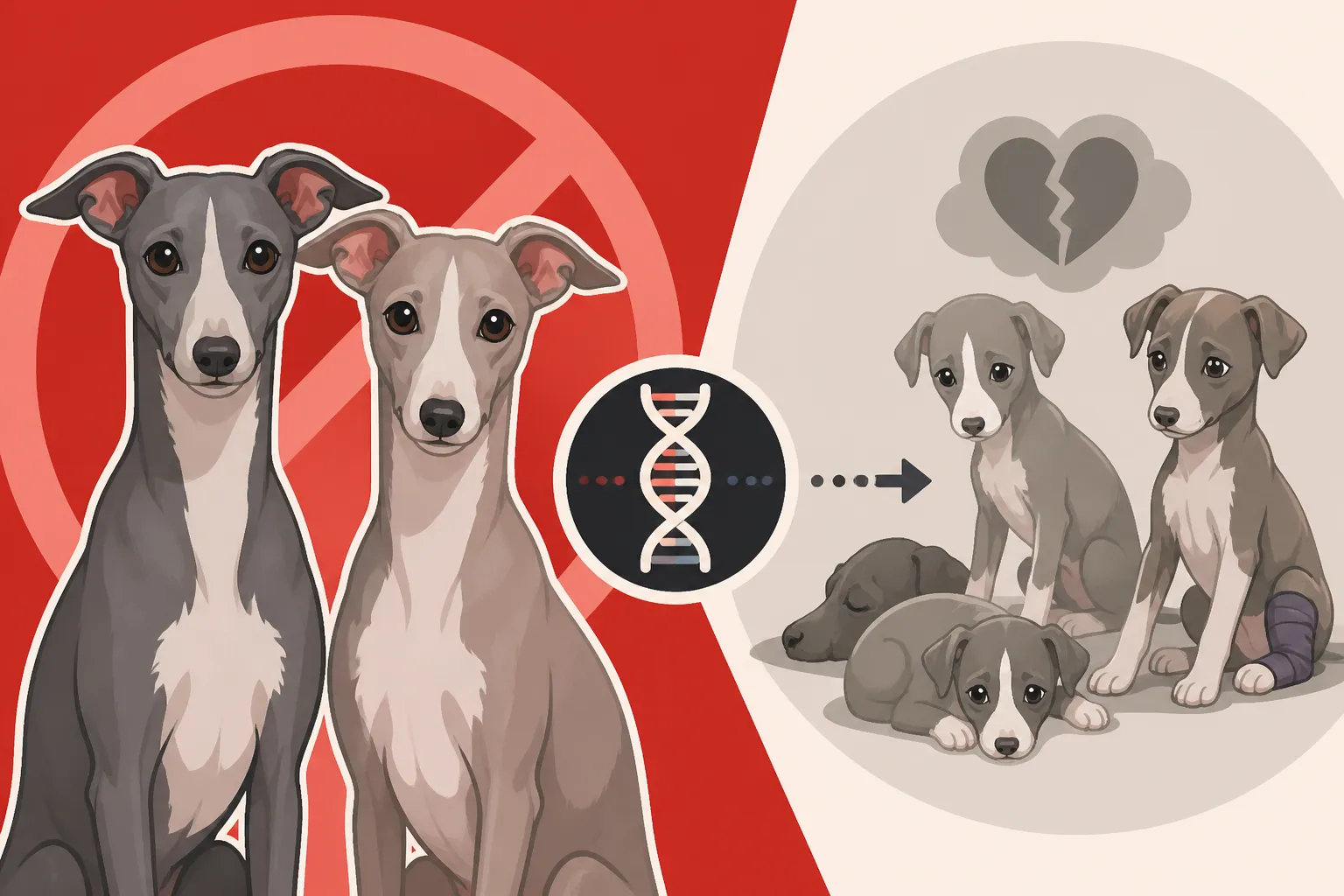 Why Two Carrier Italian Greyhounds Should Not Be Bred