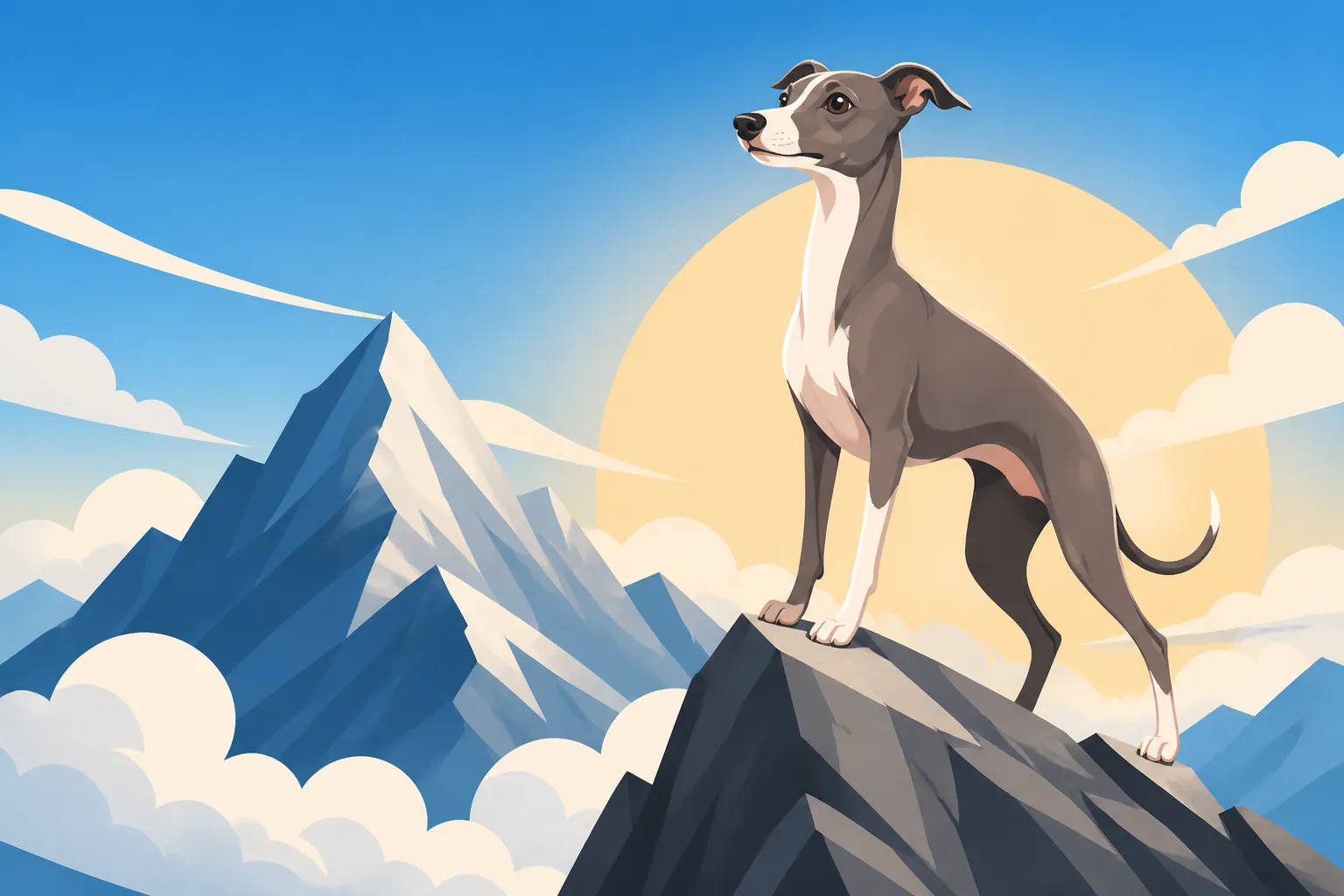 An Italian Greyhound Climbs Higher Than You Expect