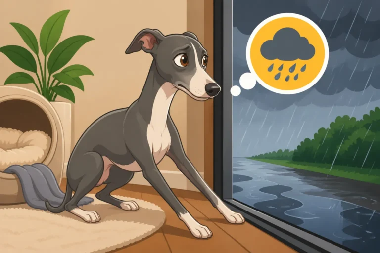 Why an Italian Greyhound Refuses to Go Out in Rain
