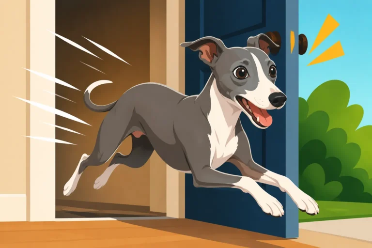 Why an Italian Greyhound Bolts Through a Door