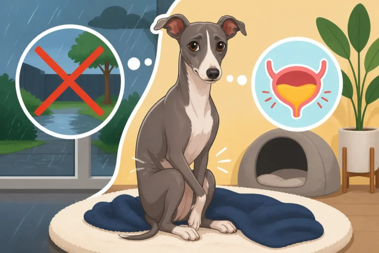 Why an Italian Greyhound Holds It Rather Than Go Outside