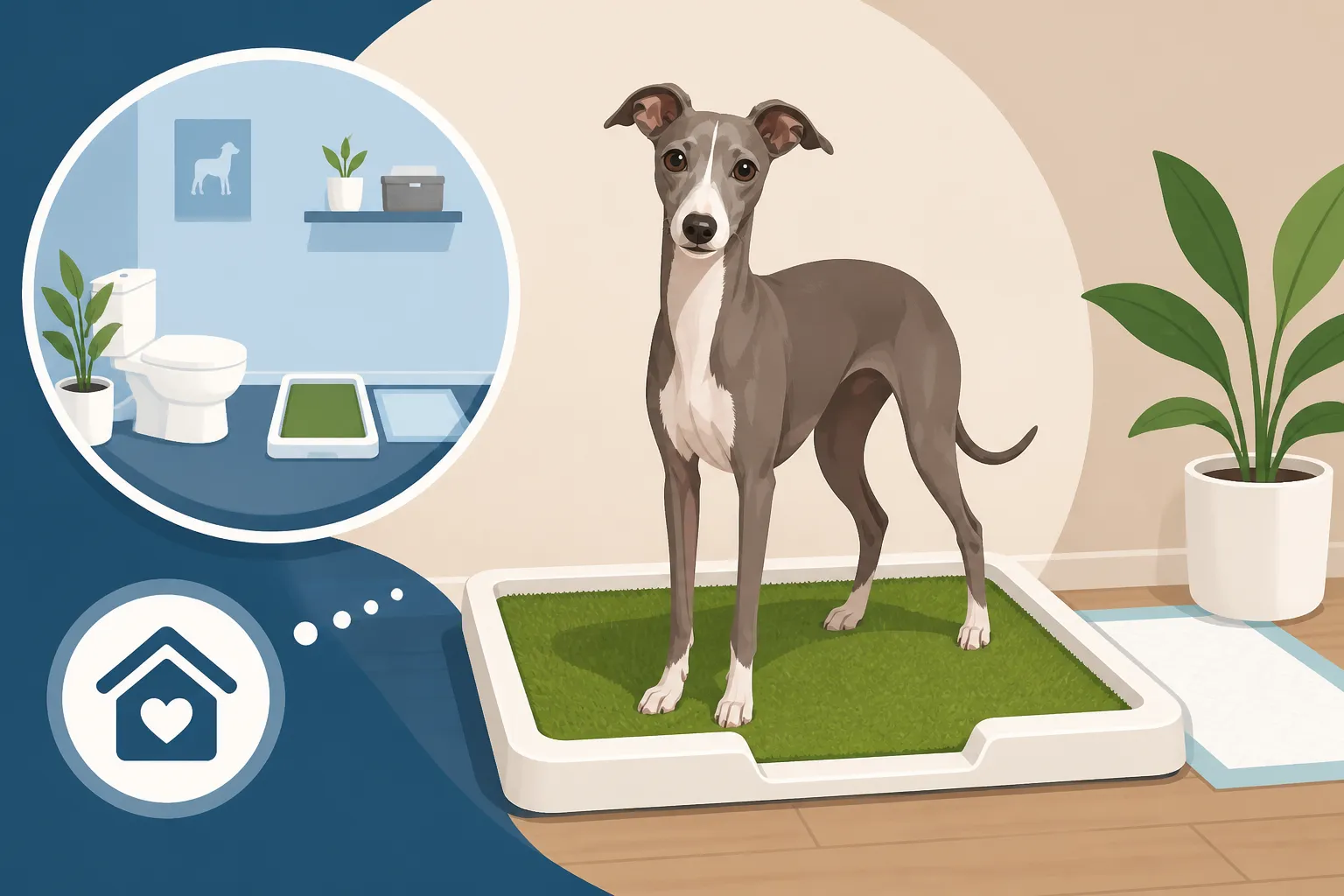 Setting Up an Indoor Bathroom for an Italian Greyhound