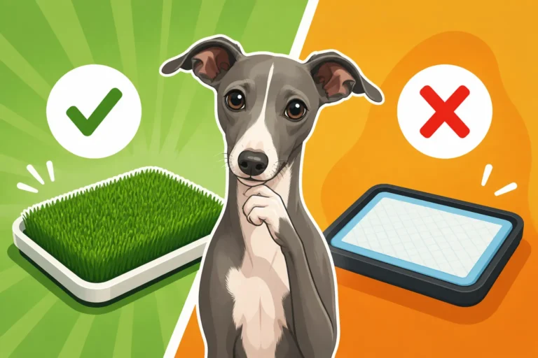 Whether Real Grass Pads Work for an Italian Greyhound