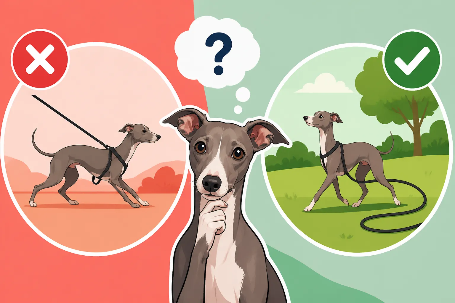 Whether a Long Line Is Enough for an Italian Greyhound