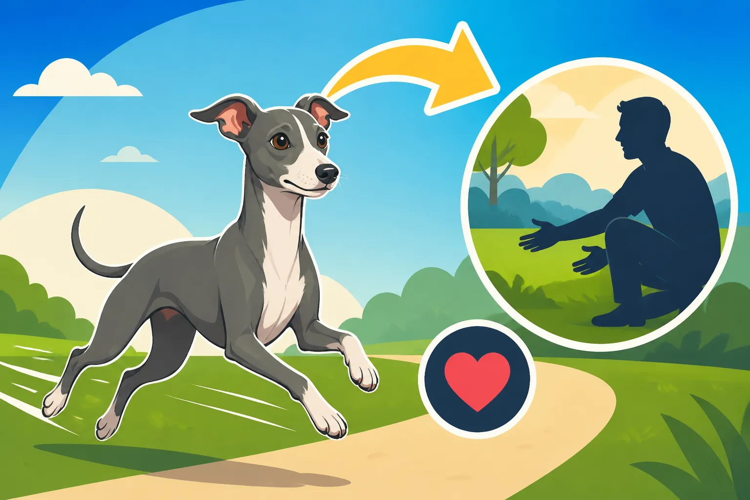 How Often a Loose Italian Greyhound Comes Back
