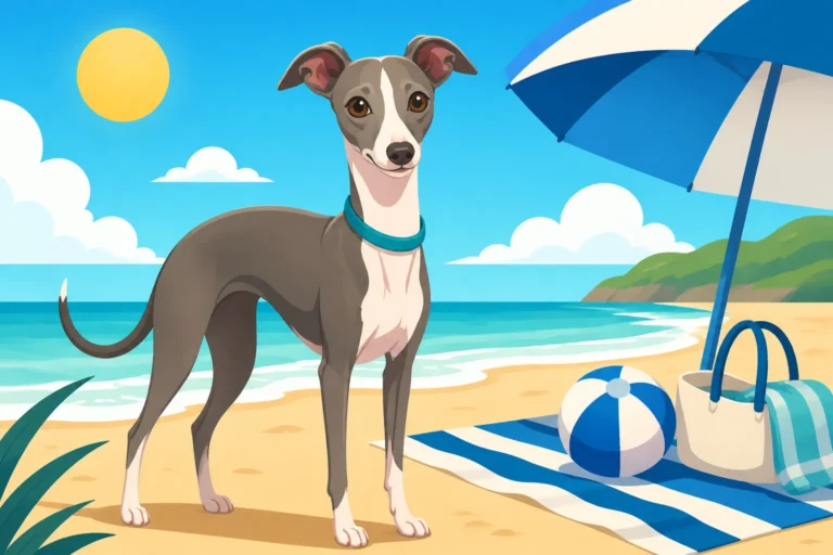 Taking an Italian Greyhound to a Beach