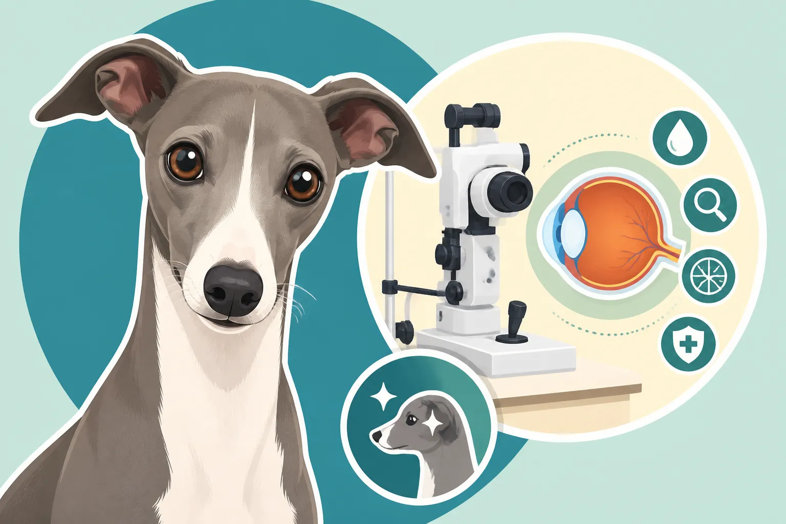 What an Italian Greyhound's Yearly Eye Exam Covers