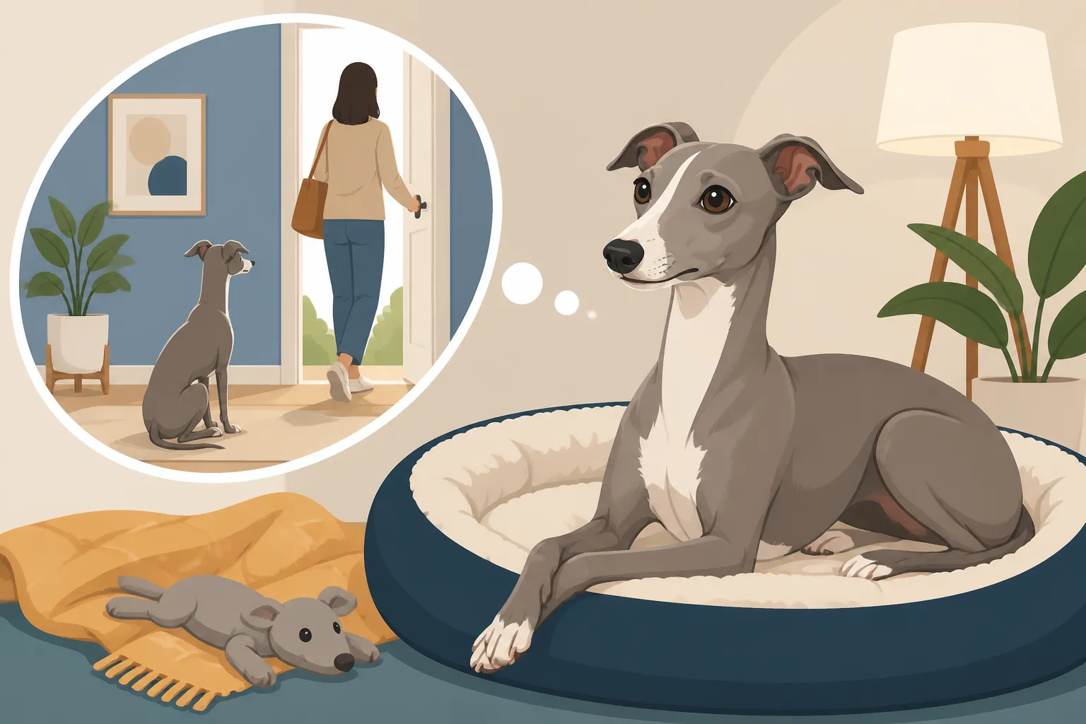 Teaching an Italian Greyhound to Settle Alone