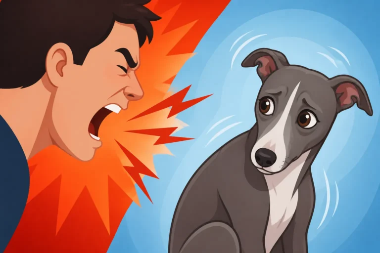 What a Raised Voice Does to an Italian Greyhound