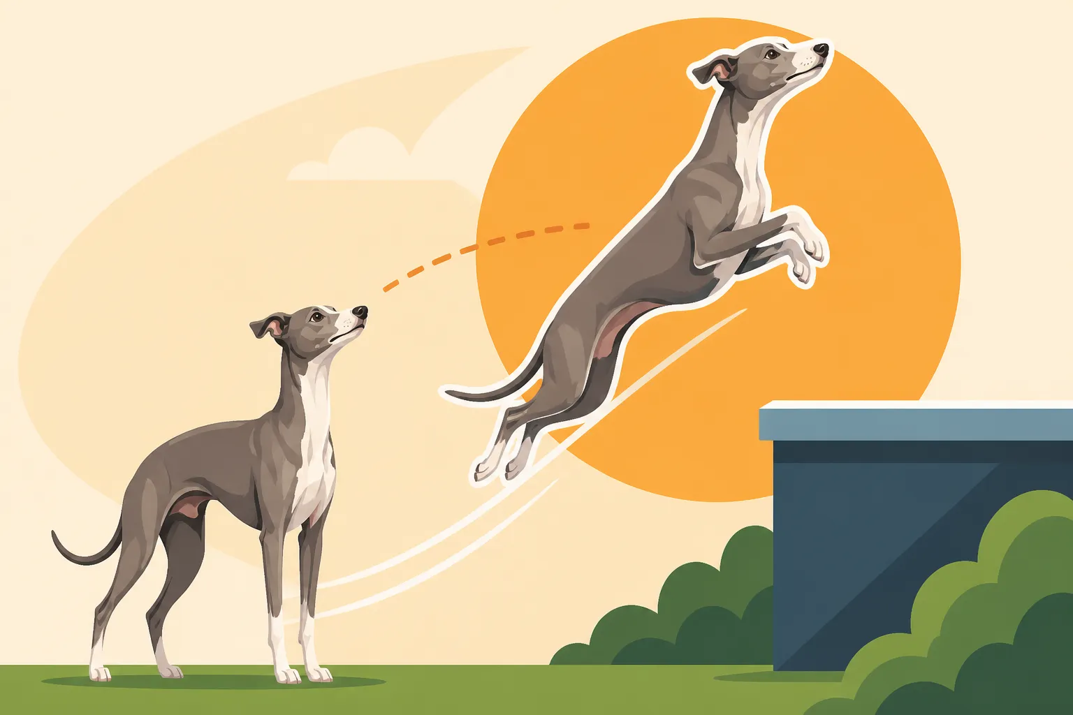 How High an Italian Greyhound Can Jump From Standing