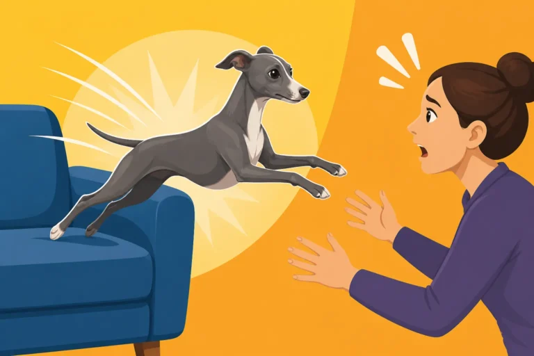 Why an Italian Greyhound Will Not Wait to Be Lifted Down