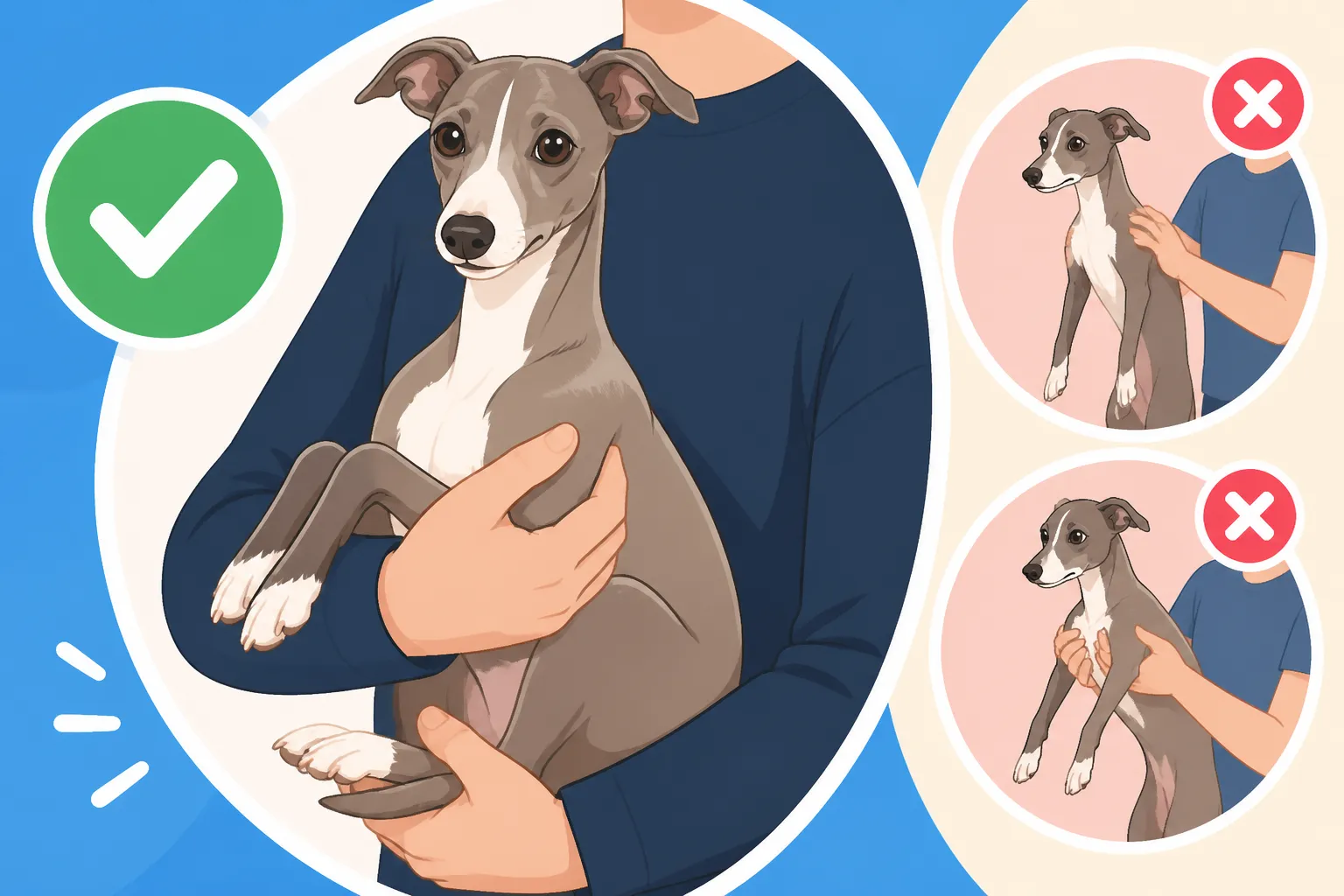 How to Pick Up an Italian Greyhound Safely