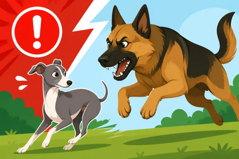 Why an Italian Greyhound Should Not Play With Large Dogs
