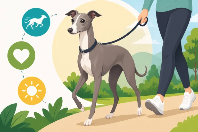 How Far an Italian Greyhound Should Walk Daily