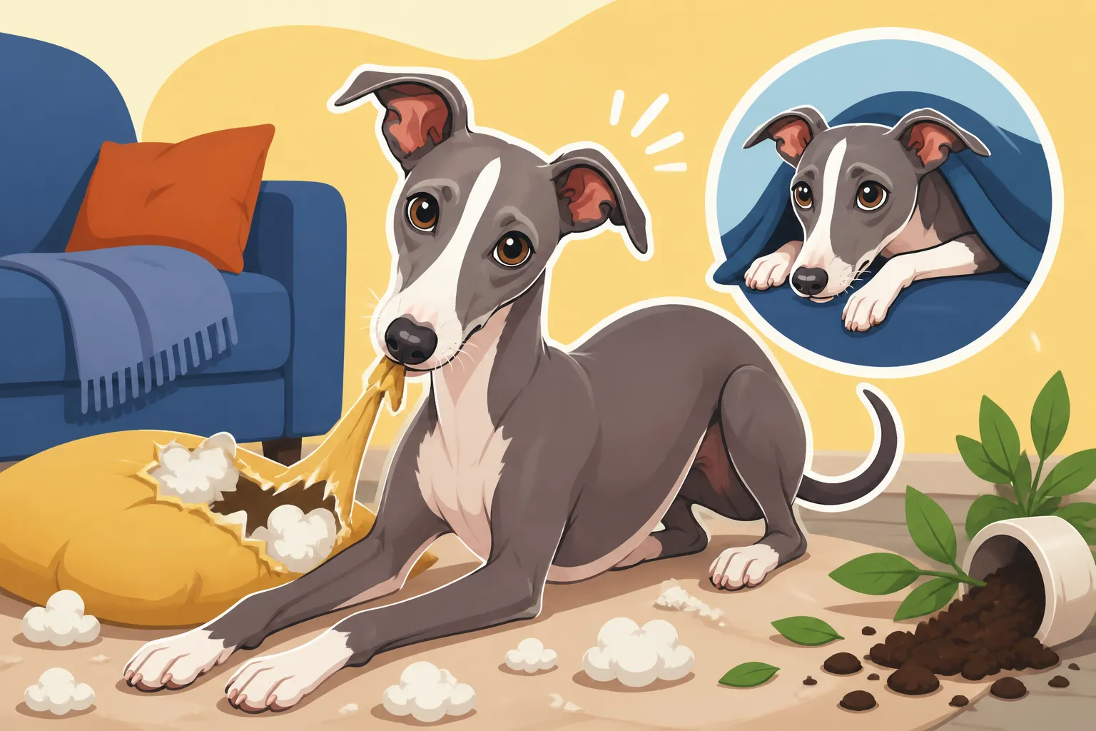 What an Italian Greyhound Does When Bored