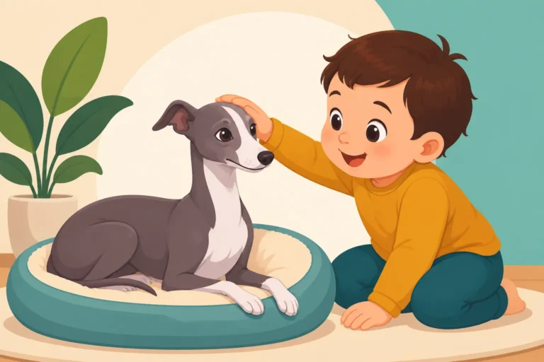 How an Italian Greyhound Handles a Toddler