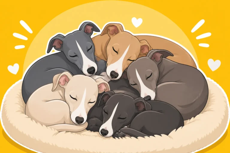 How Italian Greyhounds Sleep in a Pile