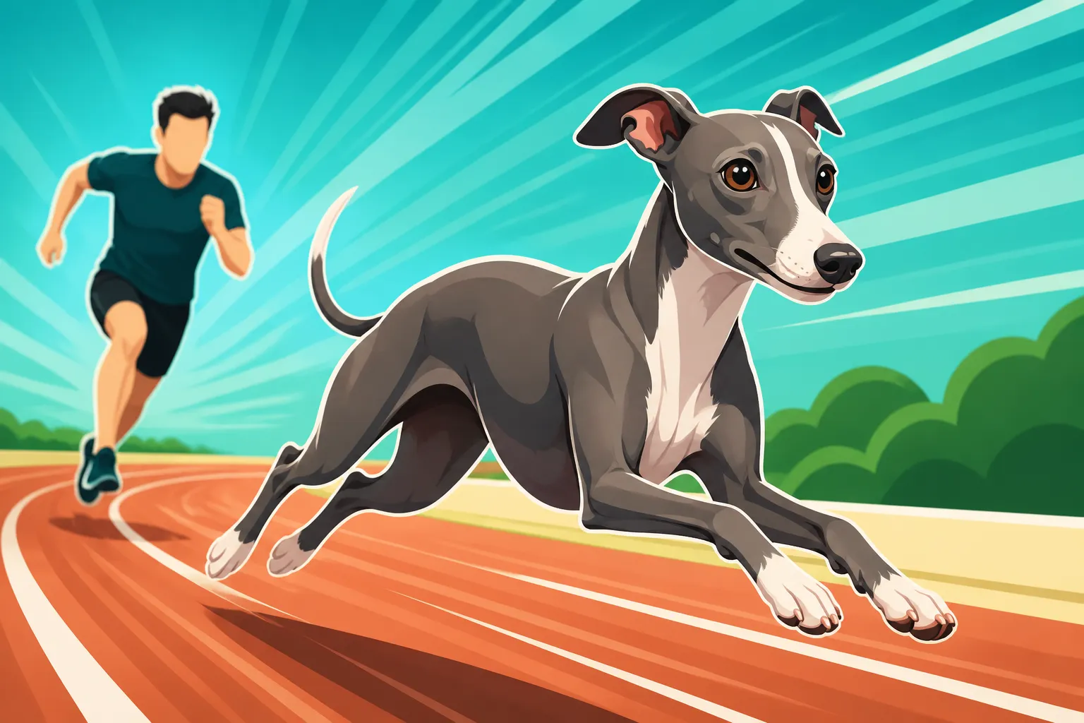Racing an Italian Greyhound