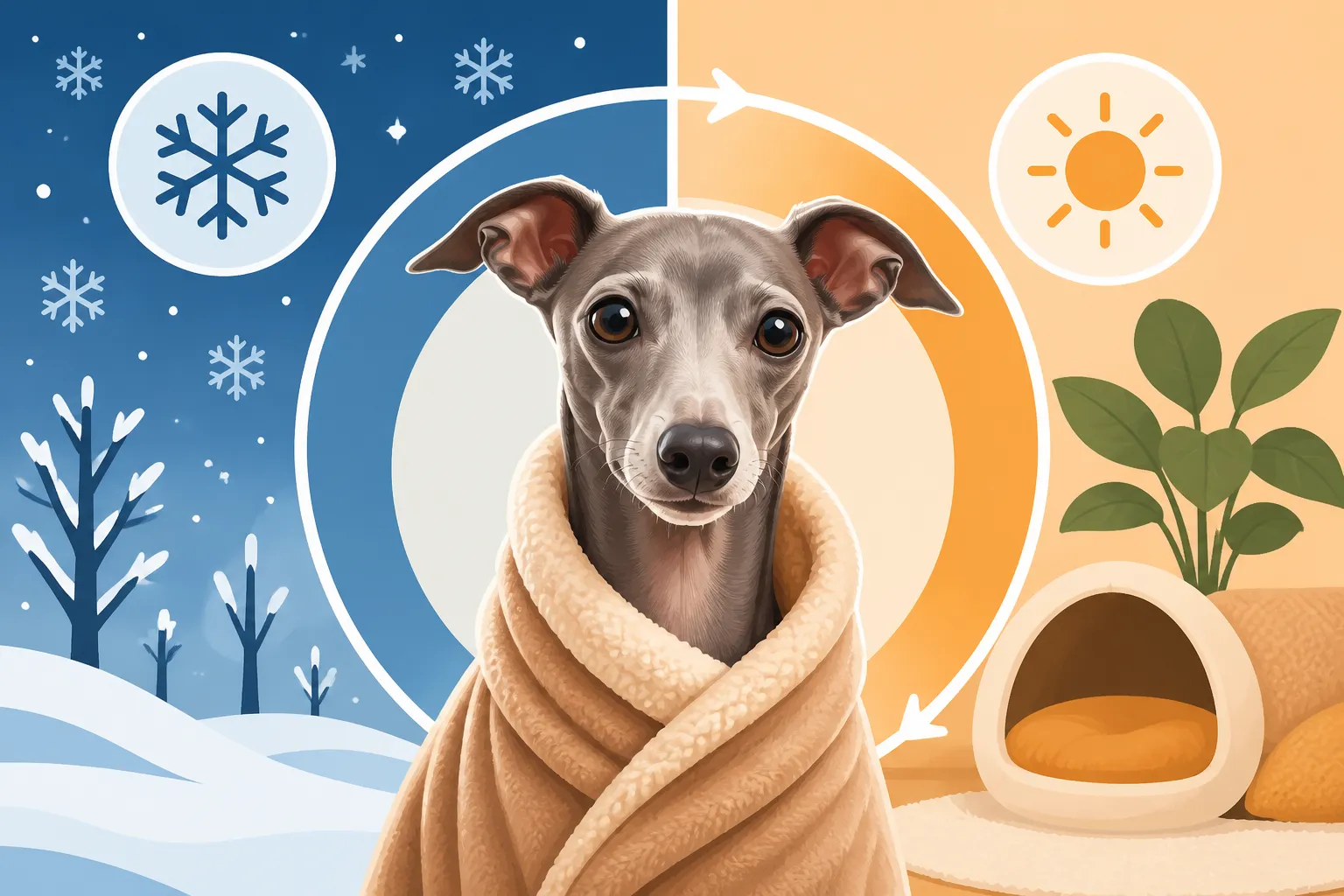 Keeping an Italian Greyhound Warm Is Daily Work, Not a Winter Job