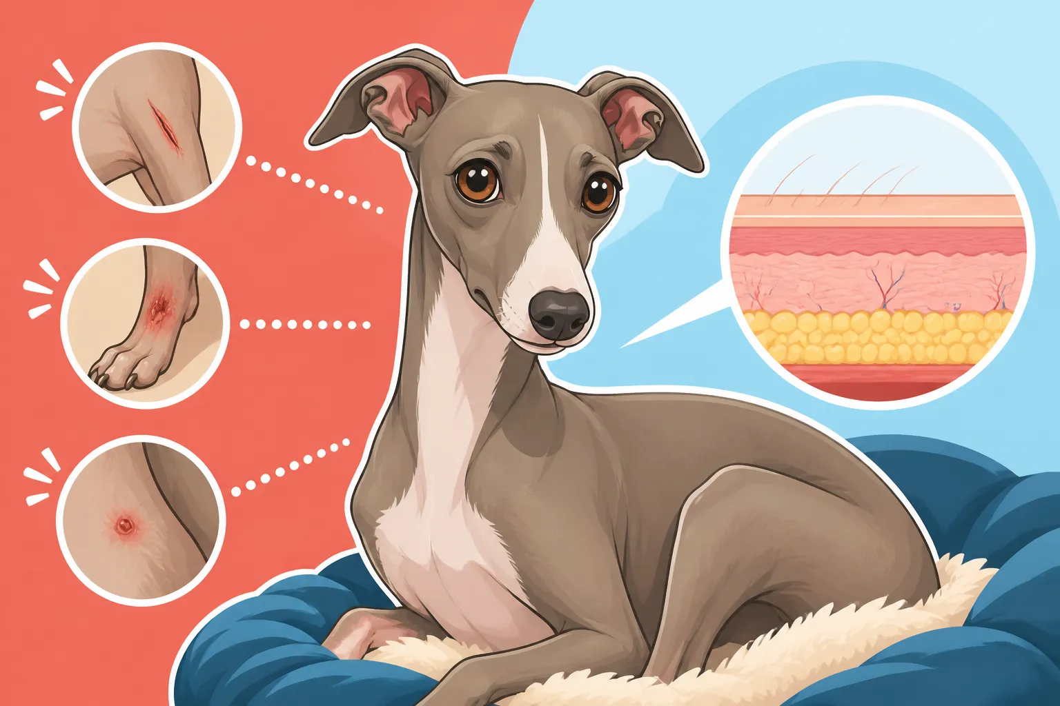 Cuts, Scrapes and an Italian Greyhound's Paper Thin Skin