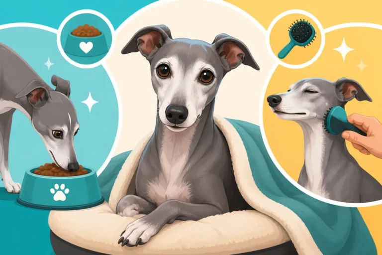 Feeding and Grooming an Old Italian Greyhound