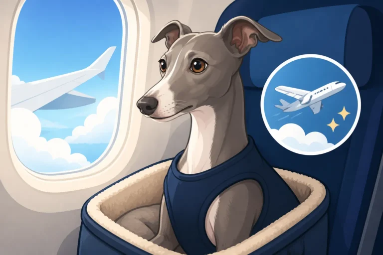 How an Italian Greyhound Handles Flying