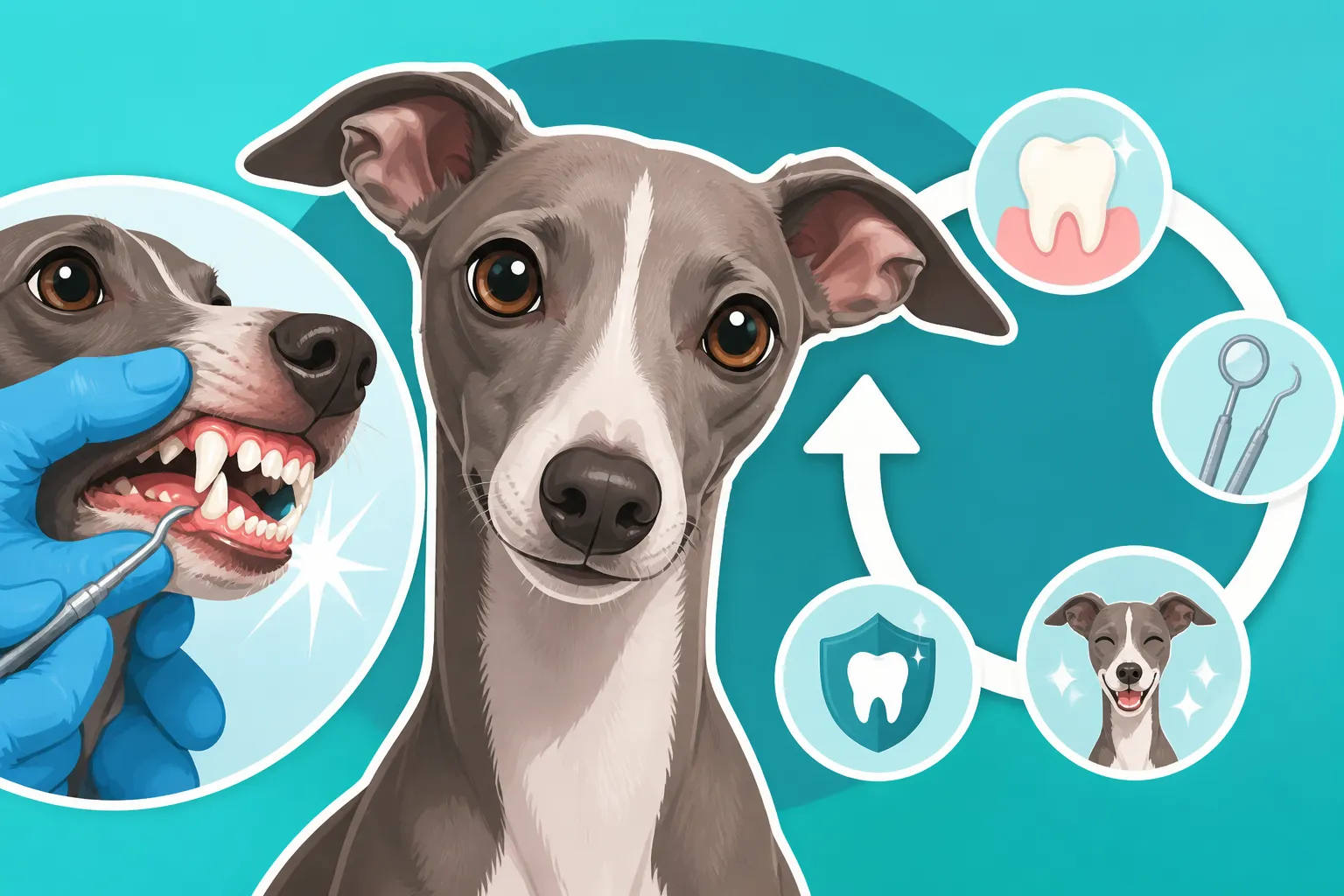 Dental Work Repeats Every Year of an Italian Greyhound's Life