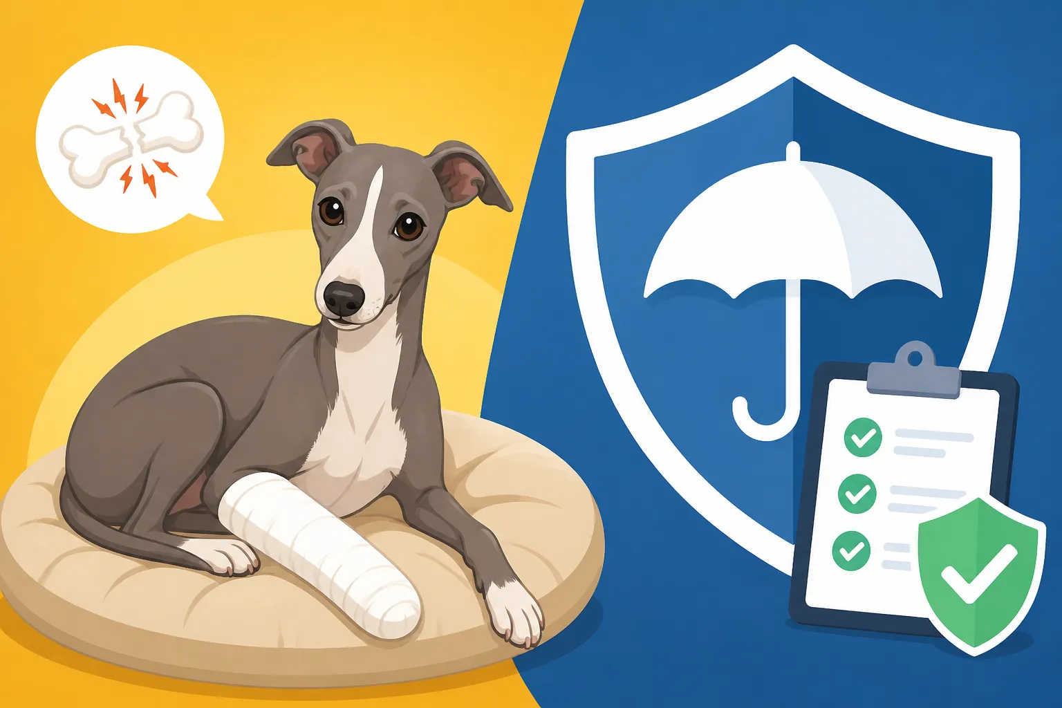 Whether Insurance Covers an Italian Greyhound's Broken Leg