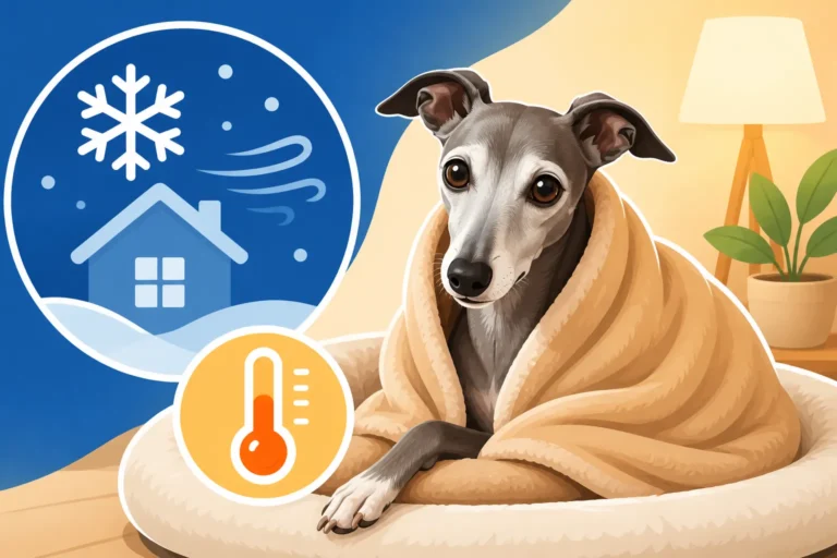 Whether an Old Italian Greyhound Feels Cold Indoors