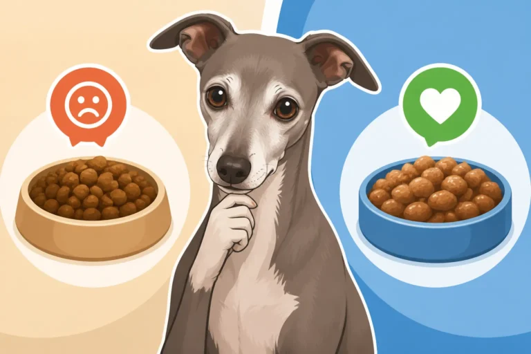 Whether an Old Italian Greyhound Needs Softer Kibble
