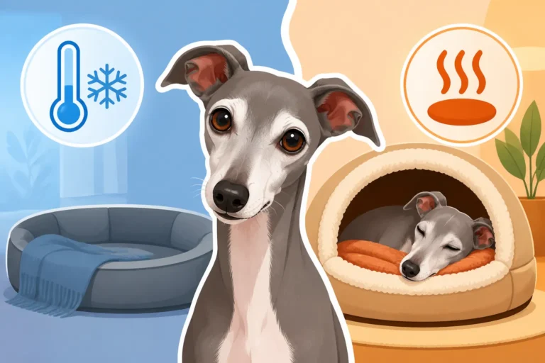 Whether an Old Italian Greyhound Needs a Warmer Bed