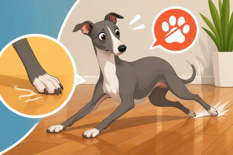 Why an Italian Greyhound Slips on Hardwood