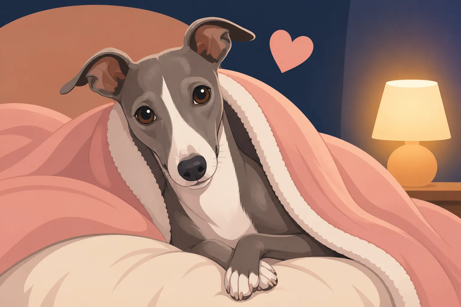 The Italian Greyhound as a Bed Warmer